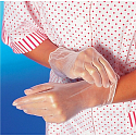 Wimex Rukavice hygienické jednorázové vinylové pudrované bílé, velikost S, box 100 kusů