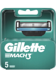 Gillette Mach3 náhradní hlavice 5 kusů, pro muže