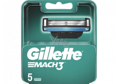 Gillette Mach3 náhradní hlavice 5 kusů, pro muže