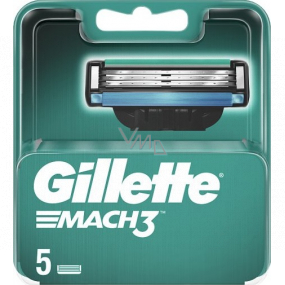 Gillette Mach3 náhradní hlavice 5 kusů, pro muže