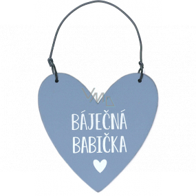 Nekupto Cedulka srdce Báječná babička 6,5 x 6,5 x 0,5 cm