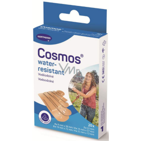 Cosmos Universal voděodolná náplast dělená 5 velikostí 20 kusů