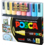 Posca Univerzální sada akrylátových popisovačů 1,8 - 2,5 mm Mix pastelových barev 8 kusů PC-5M