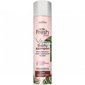 Joanna Ultra Fresh Hair Dry Shampoo Dark Brown suchý šampon pro hnědé vlasy 200 ml