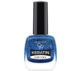 Golden Rose Keratin Nail Color Glitter lak na nehty 413 10,5 ml