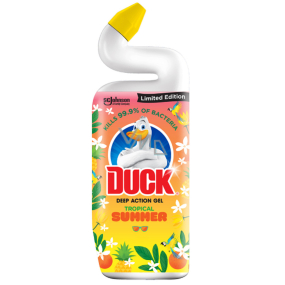 Duck Deep Action Gel Tropical Summer WC tekutý čistící přípravek 750 ml