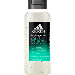 Adidas Deep Clean sprchový gel s peelingovým efektem pro muže 250 ml