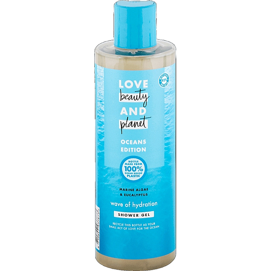Love Beauty & Planet Mořské řasy a Eukalyptus hydratační sprchový gel 400 ml
