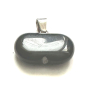 Obsidian Jablko poznání přívěsek přírodní kámen 1,5 cm, kámen záchrany