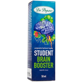 Dr. Popov Student Brain booster bylinné kapky podporující soustředění a paměť 50 ml