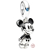 Charm Sterlingové stříbro 925 Disney myšák Mickey Mouse, přívěsek na náramek film