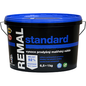 REMAL Standard vysoce prodyšná barva na zeď, 6,5+1 kg REMAL Standard vysoce prodyšná barva na zeď, 6,5+1 kg