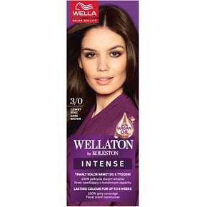 Wella Wellaton Intense permanentní barva na vlasy Tmavě hnědá 3/0 Wella Wellaton Intense permanentní barva na vlasy Tmavě hnědá 3/0