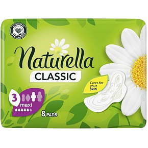 Naturella dámské vložky Classic Maxi, 8 ks