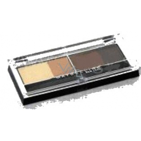 Maybelline Expert Wear Quad oční stíny 05 Glamour browns hnědé odstíny