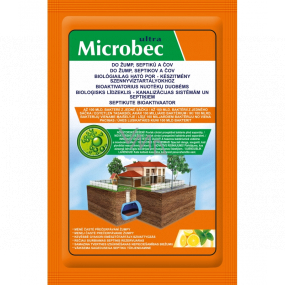 Bros - Microbec mikrobiologický přípravek k likvidaci obsahu septiku 18 x 25 g
