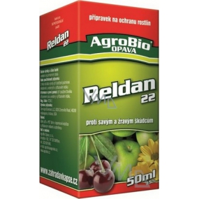 AgroBio Reldan 22 přípravek proti savým a žravým škůdcům 50 ml F055I2Q232 2/2020