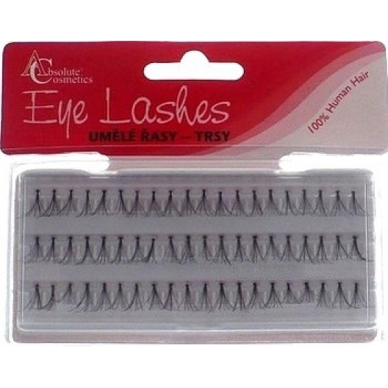 Absolute Cosmetics Eye Lahes Short Umělé nalepovací trsy 14110-S černé 60 trsů