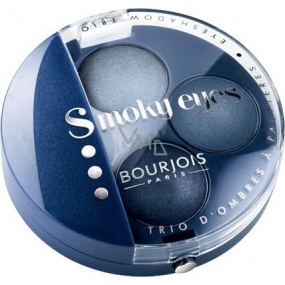 Bourjois Trio Smoky Eyes oční stíny 11 Bleu Jeans 4,5 g