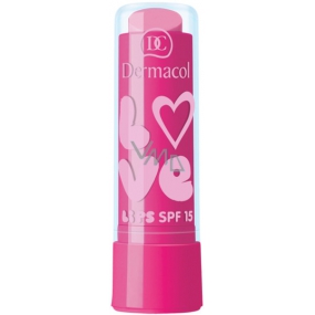 Dermacol Love Lips SPF15 balzám na rty 09 Bubble Gum 3,5 ml