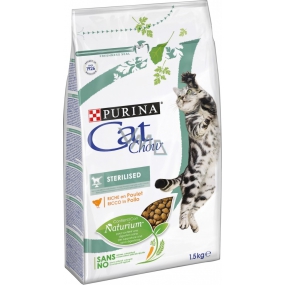 Purina Chow Special Care Sterilised kompletní krmivo pro kastrované kočky 1,5 kg