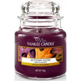 Yankee Candle Autumn Glow - Zářivý podzim vonná svíčka Classic malá sklo 104 g