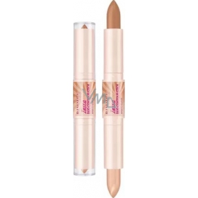 Rimmel London Insta Duo Contour Stick konturovací tyčinka 100 Light 2 x 4 g