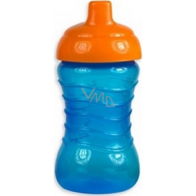 First Steps Spill Proof Sipper Cup 12 + láhev nekapající pro děti modrá 310 ml