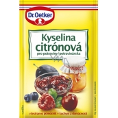 Dr. Oetker Kyselina citrónová do potravin 20 g