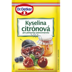 Dr. Oetker Kyselina citrónová do potravin 20 g