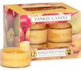 Yankee Candle Mango Peach Salsa - Salsa z manga a broskví vonná čajová svíčka 12 x 9,8 g