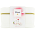 Dove Glowing Clay sprchový gel 250 ml + Pomegranate Seeds & Shea Butter Scent tělový peeling 225 ml + Nourishing Secrets Awakening Ritual krém na ruce 75 ml + Go Fresh Jablko & Bílý čaj antiperspirant sprej 150 ml + taška, kosmetická sada