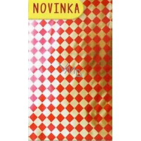 Nekupto Celofánový sáček 15 x 25 cm Vánoční červený CI 174 30