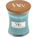 WoodWick Blue Java Banana - Havajský banán vonná svíčka s dřevěným knotem a víčkem sklo střední 275 g