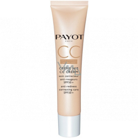 Payot N°2 CC Cream SPF 50+ korektivní péče proti zarudnutí 40 ml
