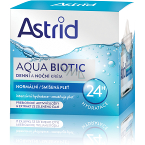 Astrid Aqua Biotic denní a noční krém normální a smíšená pleť, 50 ml