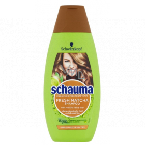 Schauma Fresh Matcha s mikroživinami šampon na vlasy pro mastné kořínky a suché konečky 250 ml