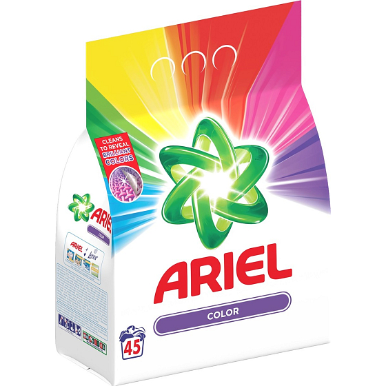 Ariel Color prací prášek na barevné prádlo 45 dávek 3,375 kg