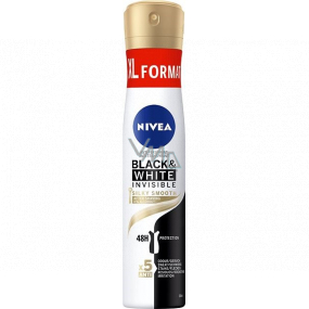 Nivea Black & White Invisible Silky Smooth antiperspirant deodorant sprej pro ženy 200 ml