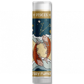 Crazy Rumors Zodiac Ryby balzám na rty s příchutí manga, citronu a lesního ovoce 4,4 ml