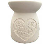 Albi Aromalampa bílá Srdce 11 cm