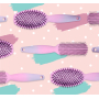 Donegal Pink Lychee Brush kartáč na vlasy oválný 23,5 cm 1273
