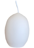 Nekupto Vajíčko svíčka velikonoční Bílá 6 cm