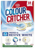 K2r Colour Catcher Stop obarvení prací ubrousky pro bílé prádlo a oživení bílé 18 kusů