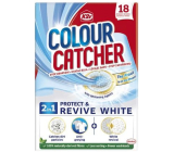 K2r Colour Catcher Stop obarvení prací ubrousky pro bílé prádlo a oživení bílé 18 kusů