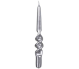 Emocio Spirála svíčka metal stříbrná 22 x 230 mm