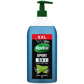 Radox Sport 3v1 sprchový gel pro muže 750 ml