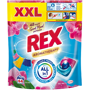 REX prací kapsle Aromatherapy Orchid Color 44 praní, 528g