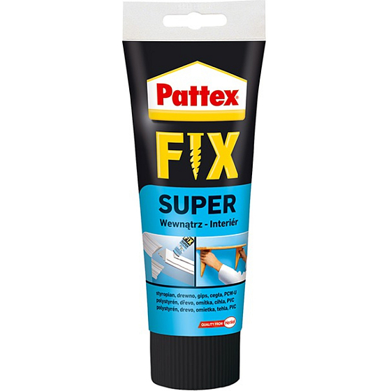 PATTEX Fix Super PL50 univerzální montážní lepidlo, bílé, tuba 250 g