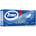 Zewa Softis Original papírové kapesníky 4vrstvé 10 x 10 kusů